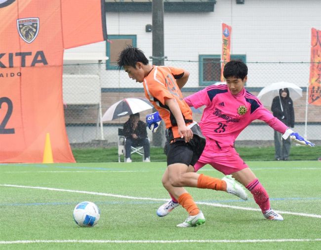 帯北高快勝、５―１駒大苫小牧高　Ｕ１８サッカーリーグ北海道ＦＡリーグ第６節