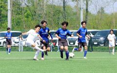 【１回戦・帯農―帯南商】勝利を目指して熱戦を繰り広げる選手たち（午前１０時ごろ）