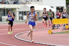 中学男子１５００メートル３組