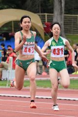 女子１００メートル４組