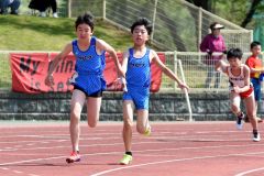 小学６年男子４００メートルリレー