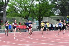 中学女子４００メートルリレー１組