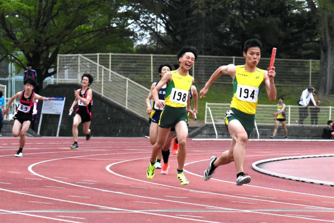 中学リレー帯緑園逆転１位　女子は札内　陸上競技春季サーキット第３戦