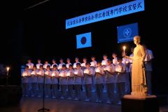 実習に向け誓いを述べた学生たち