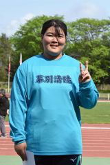 女子砲丸投げ表彰