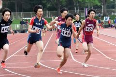 男子４００メートルリレー予選１組