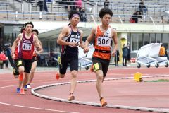 梅津、大野が大会新Ｖ　男子４００メートルリレーの白樺学園も　陸上競技道高体連十勝支部予選第１日