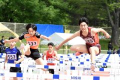 男子八種競技・１１０メートル障害２組