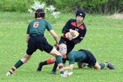 十勝合同が帯工に５トライ快勝し全道へ　全十勝高校春季ラグビー大会 27