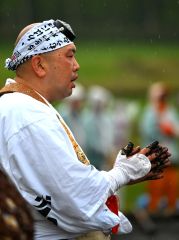 荒行「火渡り」で無病息災願う　剣山麓で第１回火まつり　清水 写真4