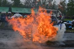 荒行「火渡り」で無病息災願う　剣山麓で第１回火まつり　清水 写真8