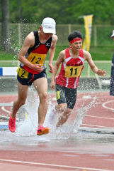 梅津３０００ｍ障害大会新Ｖ　学校対抗は白樺学園男女　全十勝高体連陸上最終日 13