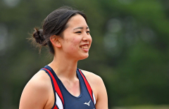 梅津３０００ｍ障害大会新Ｖ　学校対抗は白樺学園男女　全十勝高体連陸上最終日 15