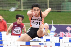 男子１１０メートル障害決勝