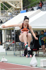 女子七種競技・走り幅跳び