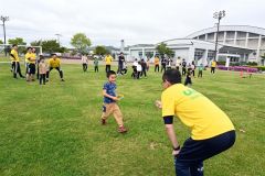 永原さんサプライズ登場　うらほろマラソンキックオフイベント 5