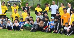 永原さんサプライズ登場　うらほろマラソンキックオフイベント