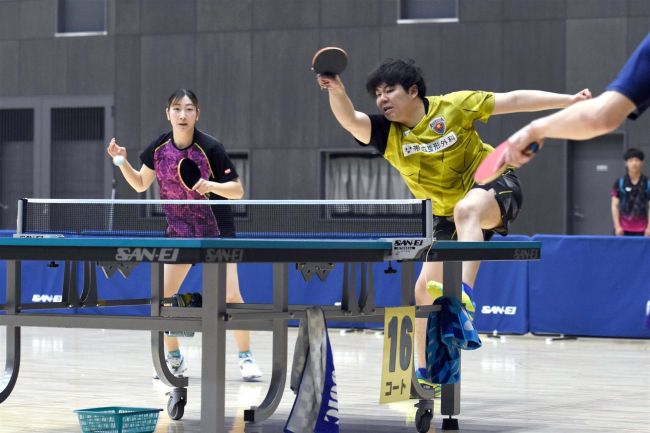 大森・寺西組一般混合制す　中学女子は谷沿・山田組Ｖ　ＶＩＣＴＡＳ杯全十勝ダブルス卓球大会