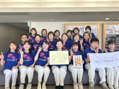 ２連覇をした石黒会のメンバーら（佐々木さん提供）
