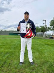 総合優勝した阿部さん