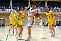 女子決勝・帯大谷―白樺学園（金野和彦撮影）