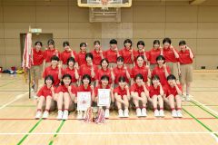 女子優勝の帯大谷