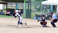 【リーグ戦・帯大谷―帯南商】帯大谷は２回２死二塁、武長柚希の中前適時打で５―０とする