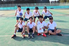 男子団体準優勝の帯大谷