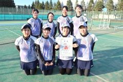 女子準優勝の帯三条