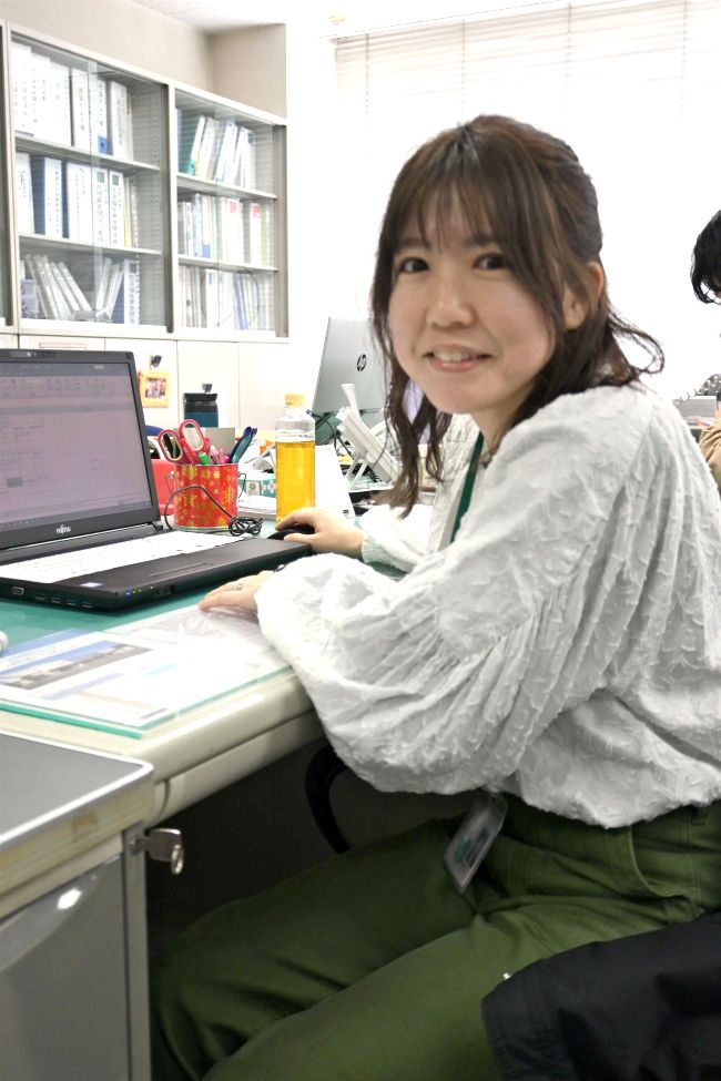 音更町社会福祉協議会の社会福祉士　加藤晴菜さん～談らん