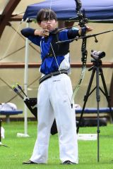 中村インハイ出場十勝勢一番乗り　全道高体連アーチェリー個人戦 18