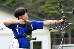 中村インハイ出場十勝勢一番乗り　全道高体連アーチェリー個人戦 8