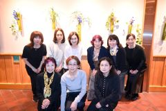 北のルビー展始まる　１１点展示のほか生け花制作ライブも　１日まで