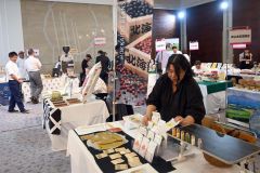 道内産を扱う事業者が出展している交流会