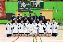 女子団体戦準優勝の帯三条