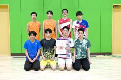 男子団体戦３位の帯北