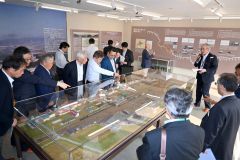 地域交流センター2階の鉄道遺産展示室「ポッポ」