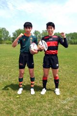 橋本（帯工）綱藤（帯柏葉）Ｕ１８道代表入り　高校ラグビー合同チーム大会
