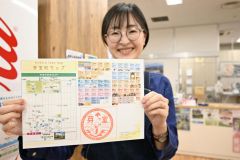めむろまちの駅の「芽室スタンプ」好評　日本一のスイートコーンをデザイン