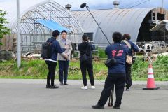ISTを取材する「トヨタイムズ」の取材班