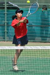 三崎（帯大谷）女子単で全国へ　男子単の高橋（帯翔陽中出）も　道高体連テニス最終日