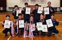 個人戦の各階級で上位を独占した帯北の男女選手