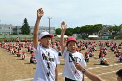 正々堂々と戦うことを誓います（７日、音更鈴蘭、内形勝也撮影）