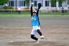 【緑南・下音更―札内・札内東・豊頃】先発投手を務め、試合を作った緑南・下音更の印銀琴羽主将