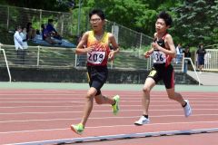 １年男子１５００メートル決勝