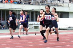 １年女子１００メートル決勝