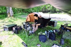 毎年訪れるキャンパーも（札内川園地キャンプ場）