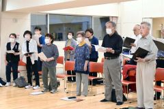 20周年記念コンサートに向け猛練習に励む団員たち