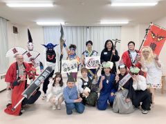 オーディション終了後に記念撮影した本別町の６組１５人