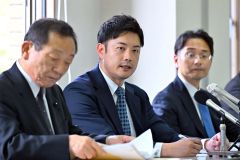 １次産業強化と市民生活向上に決意　自民新支部長の中川氏が記者会見 5